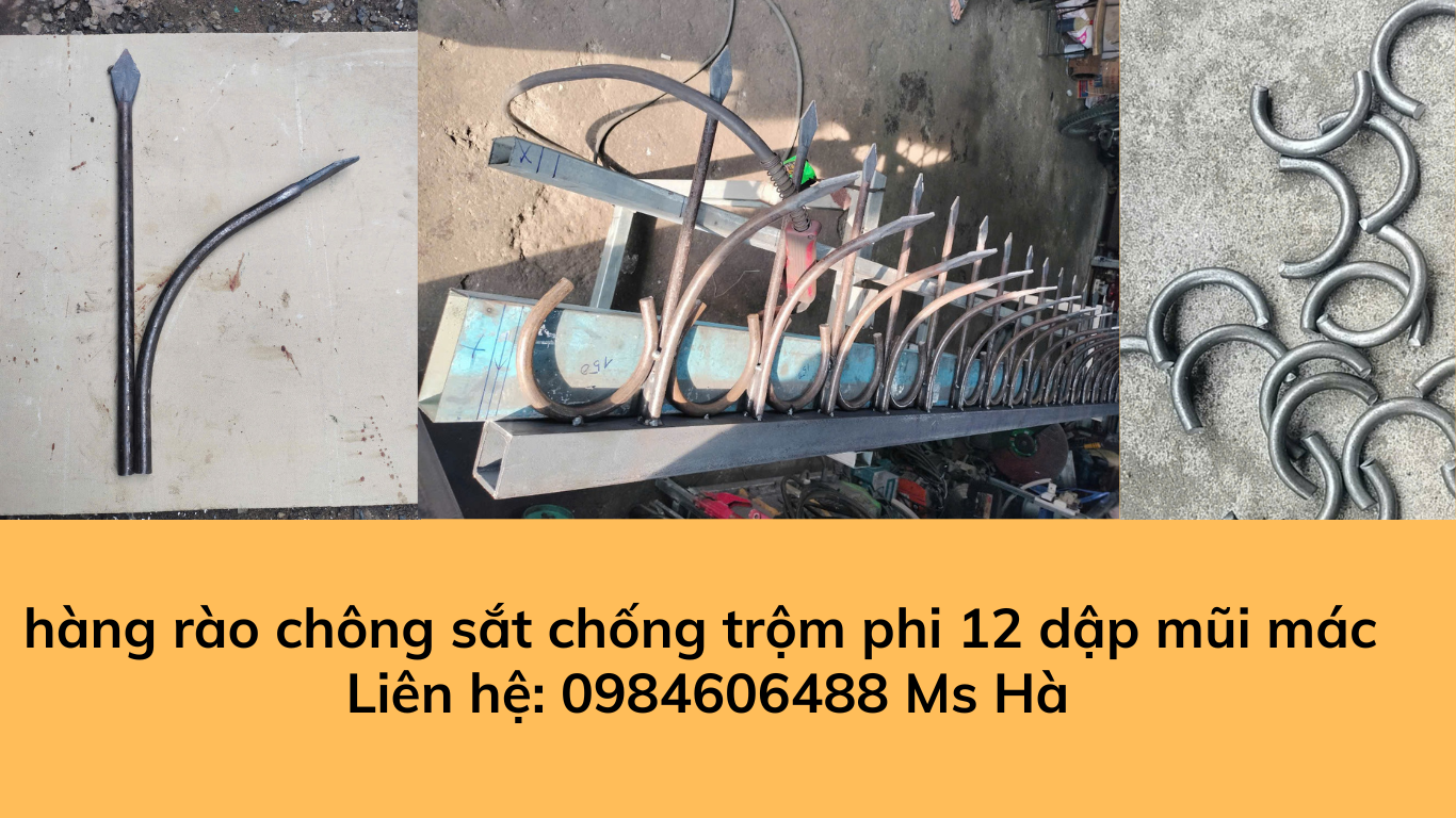 Chông Sắt Đặc Chông Hàng Rào